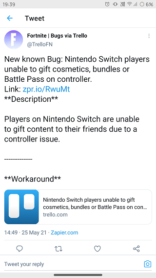 Fornite-Nintendo-Switch-controller-issue-acknowledgement