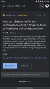 Google Meet users can enable icon to change background with this trick