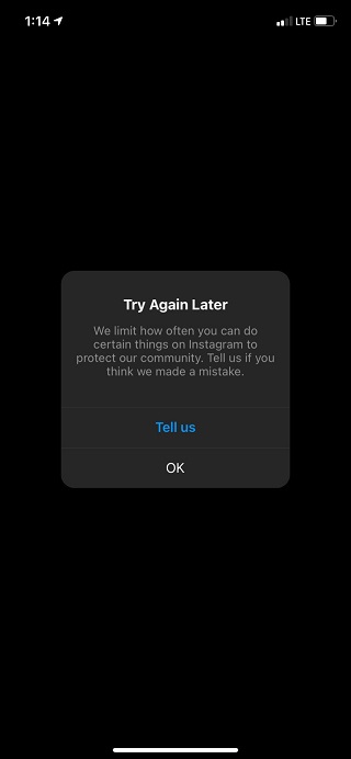 Instagram-Try-again-we-limit-error