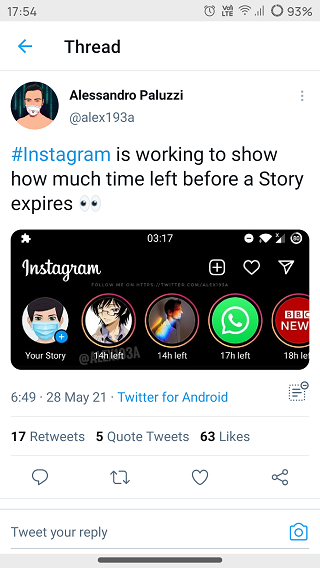 Instagram-remaining-Story-disappear-time