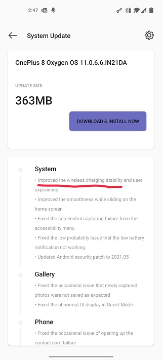 OnePlus-8-May-update-wireless-charging-improvements
