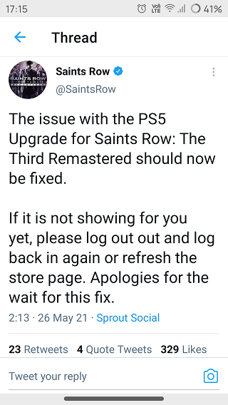 Saints-Row-The-Third-Remastered-PS5-free-updrage-issue-supposedly-fixed