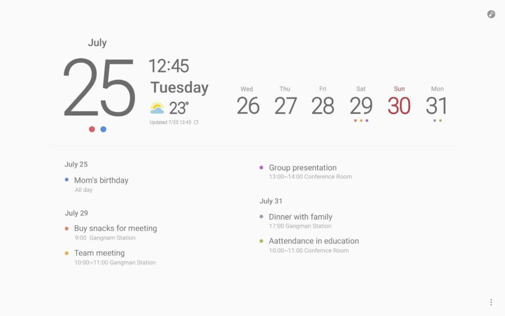 Samsung Daily Board gets Adaptive Brightness & more with latest update