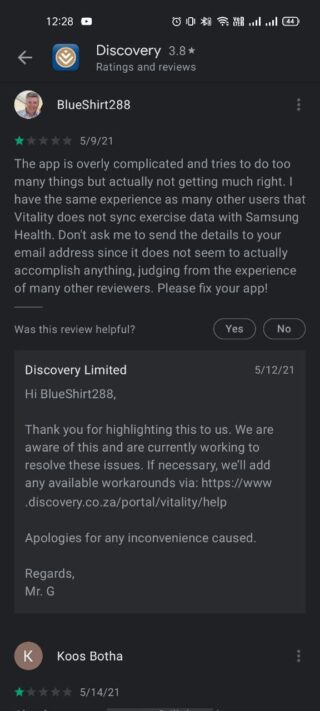 discovery+-samsung-health-not-syncing