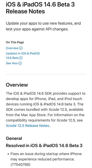 ios-14.6-beta-3-update-release-notes-reduced-iphone-performance-stable-fix