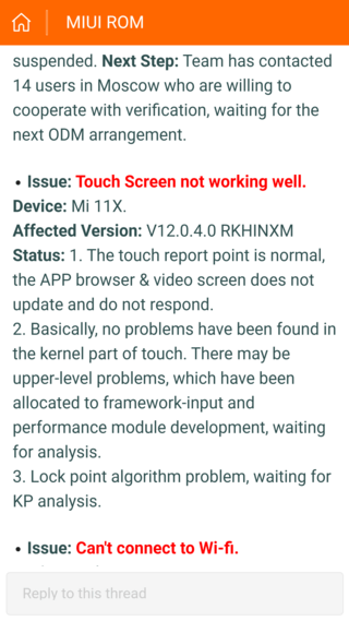 mi-11x-touch-issue