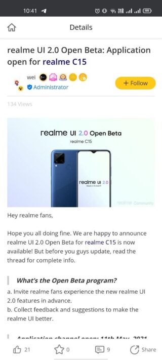 realme-c15-c12-android-11-open-beta