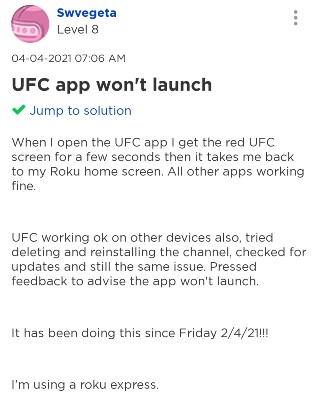 roku-ufc-app-not-working