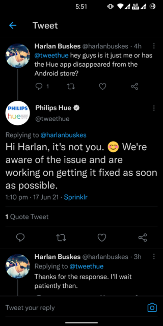 Philips Hue app
