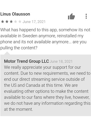 Motor-Trend-Group-LLC-response