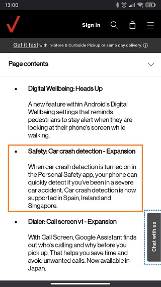 Pixel-3a-Car-Crash-Detection