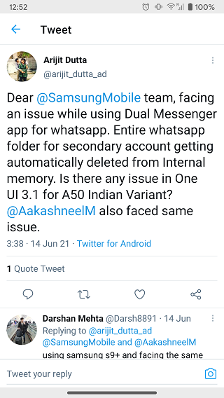 Samsung-Dual-Messenger-feature-issue-reports