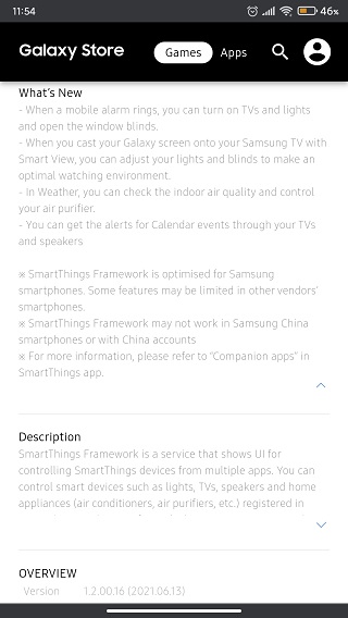 Samsung-SmartThings-Framework-update