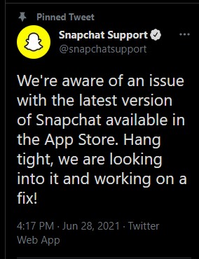Snapchat-iOS-issue