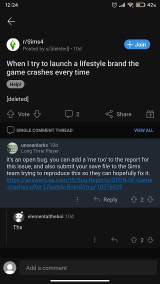 The-Sims-4-Lifestyle-Brand-crash-issue-being-reporduced