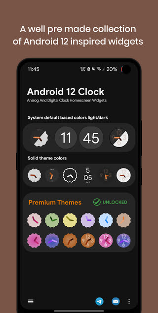 android-12-clock-widgets