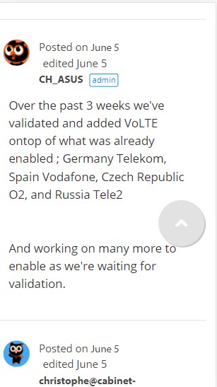 validated and added volte