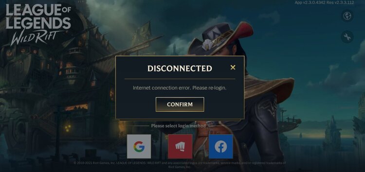 Wild Rift can't login to account issue being looked into, says