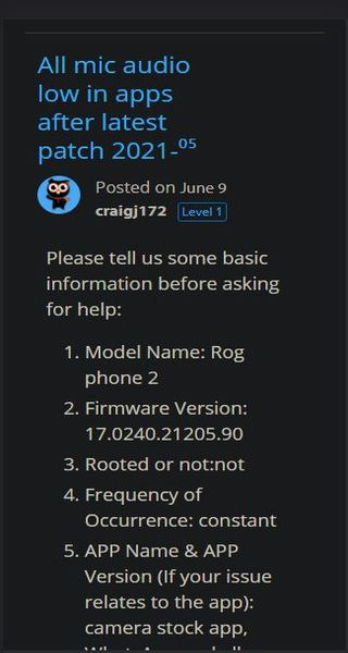 Asus-ROG-Phone-2-June-low-mic-volume-issue