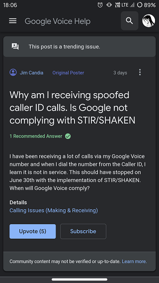 Google-Voice-STIR-SHAKEN-compliance-concern