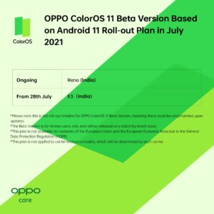 Oppo-K3-ColorOS-11-beta-rollout-date