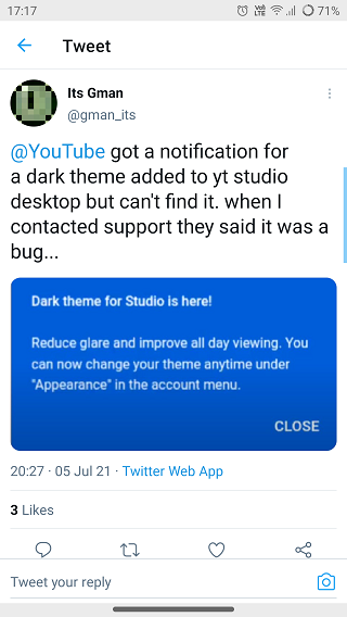 YouTube-Studio-Dark-Mode-popup-bug-as-per-support