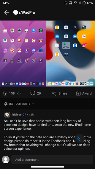 iPadOS-15-home-screen-layout-negative-feedback