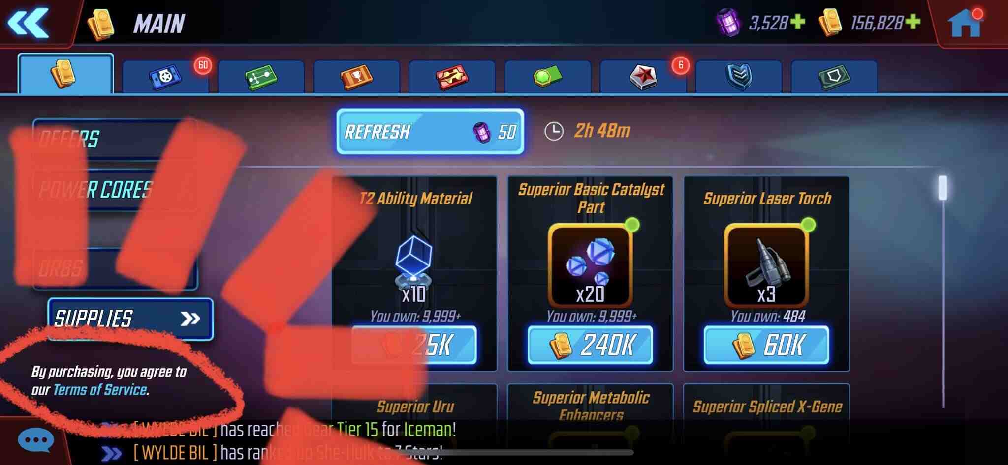 Anyone else missing the 'get code' button under settings? :  r/MarvelStrikeForce