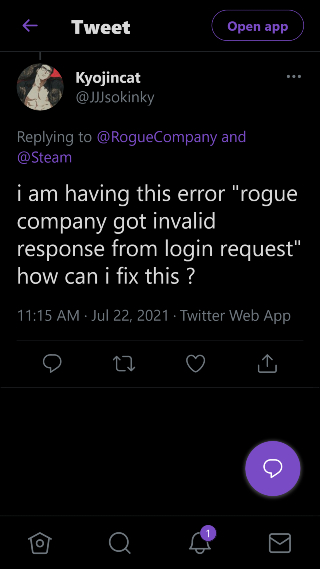 Rogue Company 'Unable to connect to server (code 1,000,018,808