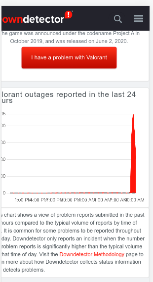 valorant outage oct 5