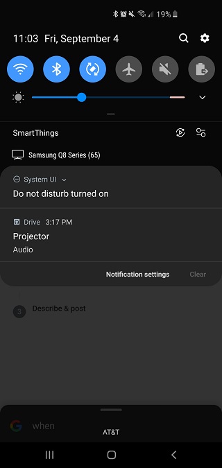 Google-Drive-Projector-Audio-notification