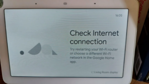 Google-Nest-Hub-Check-internet-connection-error