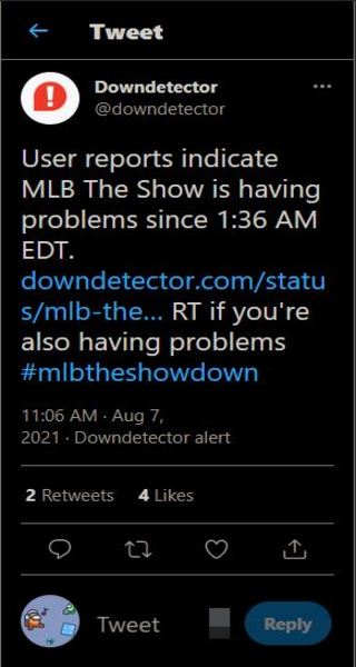 Tweet-MLB-show