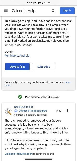 google-calendar-not-found-error