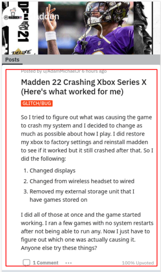 GamerCityNews madden-22-workaround-e1629705675598 [Madden 23 crashing] Madden 22 crashing issue gets acknowledged 