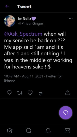 Spectrum app not working