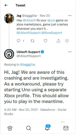 uno xbox issue still not fixed