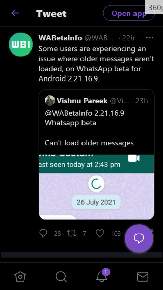 whatsapp-beta-messages-not-loading