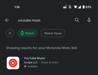 Youtube music discount wear os 2021