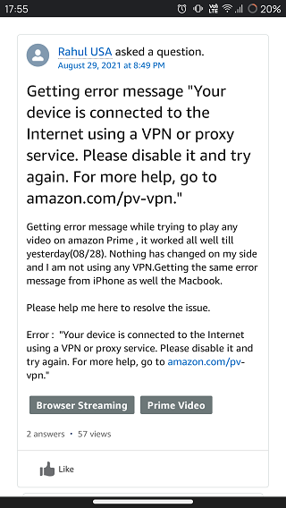 Amazon-Prime-Video-VPN-Proxy-error-reports