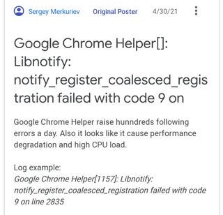 Chrome-Helper-Libnotify-registration-failed-error