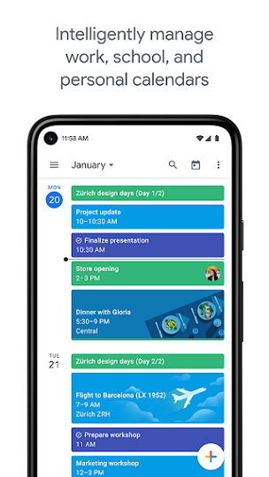 Google-Calendar-app
