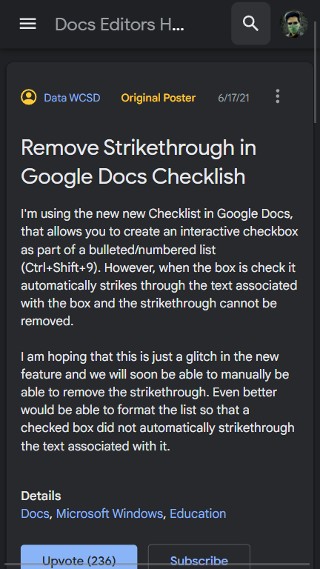 Google-Docs-strikethrough-Checklist