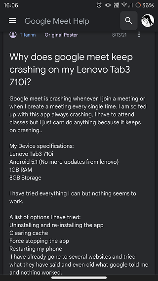 Google-Meet-crashing-issue-on-Lenovo-Tab-3-730I