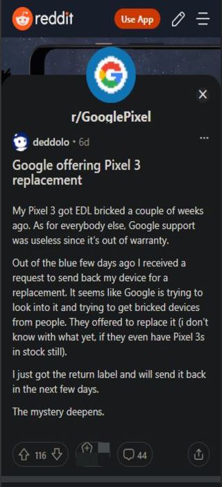Google-Pixel-3-EDL-Mode-bug-replacement