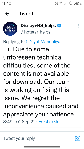 Hotstar-unable-to-download-content-issue-acknowledgement