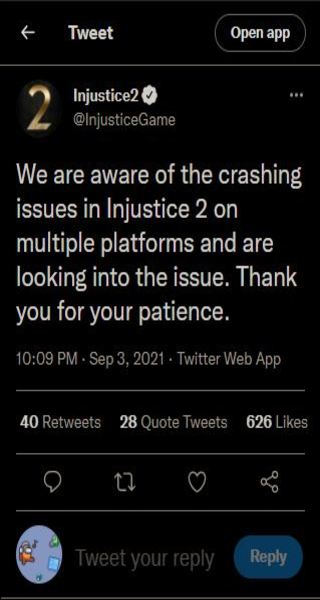 Injustice-2-crashing-issue-error-acknowledged