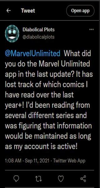 Marvel-Unlimited-reading-history-missing-issue