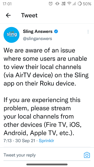 Sling-aware-users-are-unable-to-watch-local-channels-on-Roku