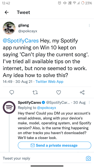 Spotify-can't-play-current-song-issue